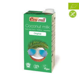 Napój kokosowy słodzony syropem z agawy bezglutenowy BIO 1 l Ecomil