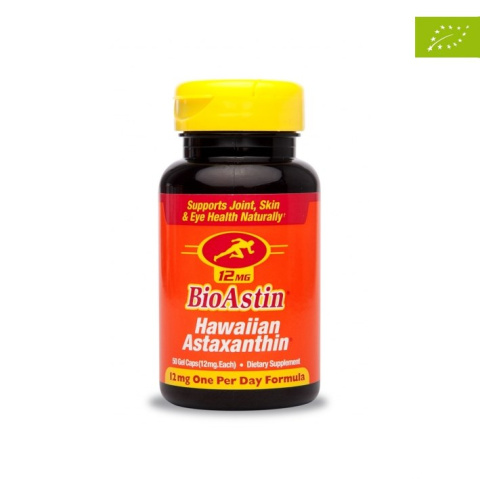 BioAstin® Supreme Hawajska Astaksantyna 12 mg (50 kapsułek) KenayAG Cyanotech Co.