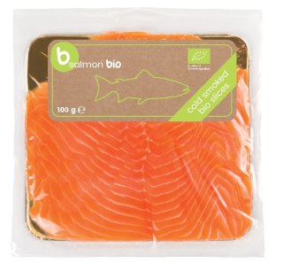 ŁOSOŚ ATLANTYCKI PLASTRY WĘDZONE NA ZIMNO BIO 100 g - BETTER FISH