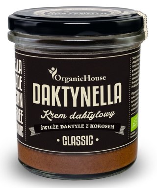 KREM KOKOS - DAKTYLE MEDJOOL CLASSIC BEZGLUTENOWY BIO 280 g - ORGANICHOUSE (DAKTYNELLA)