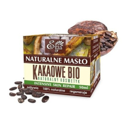 Naturalne masło kakaowe nierafinowane i niefiltrowane BIO 50 g Etja