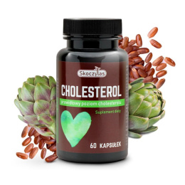 Cholesterol — monakolina i naturalny ekstrakt karczocha (60 kaps) Skoczylas