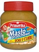 KREM Z ORZESZKÓW ZIEMNYCH PRAŻONYCH BEZ DODATKU SOLI I CUKRU BEZGLUTENOWY 350 g - PRIMAVIKA