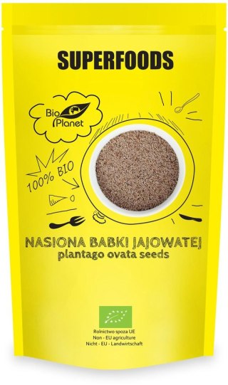 NASIONA BABKI JAJOWATEJ (BŁONNIK) BIO 250 g - BIO PLANET SUPERFOODS
