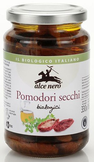 POMIDORY SUSZONE W OLIWIE BIO 330 g (160 g) - ALCE NERO
