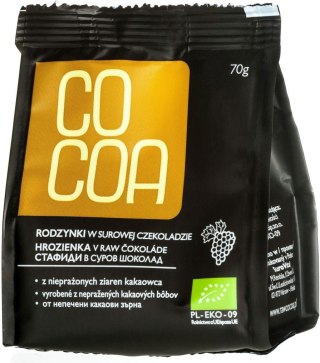 RODZYNKI W CZEKOLADZIE SUROWEJ BIO 70 g - COCOA