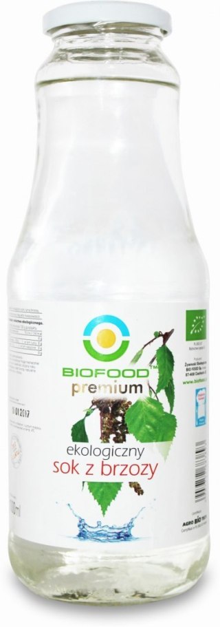 SOK Z BRZOZY BEZGLUTENOWY BIO 1 L - BIOFOOD