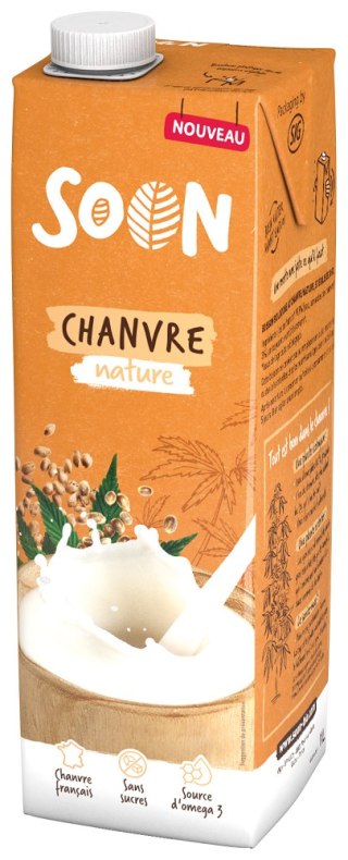 NAPÓJ Z KONOPI OMEGA-3 BEZ CUKRU BIO 1 L - SOJADE (SOON)