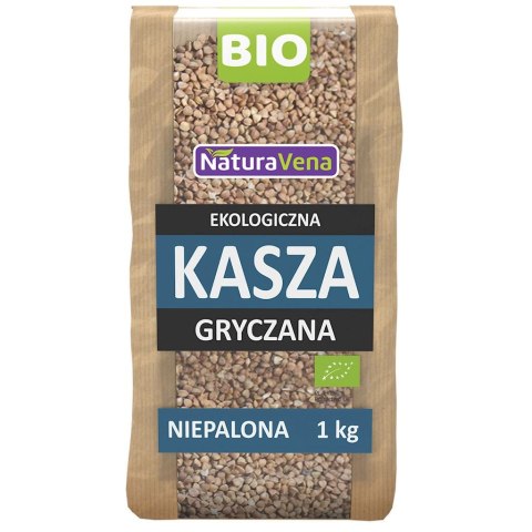 KASZA GRYCZANA NIEPALONA BEZGLUTENOWA BIO 1 kg - NATURAVENA