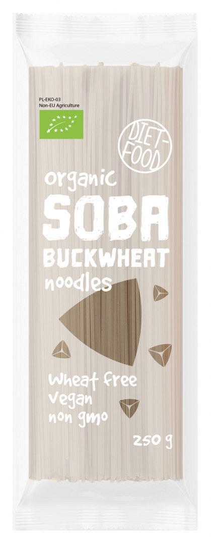 MAKARON (GRYCZANY) NOODLE SOBA BIO 250 g - DIET-FOOD MAKARON (GRYCZANY) NOODLE SOBA BIO 250 g - DIET-FOOD