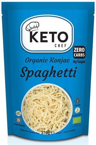 MAKARON (KONJAC) SPAGHETTI BEZGLUTENOWY BIO 270 g (200 g) - KETO CHEF