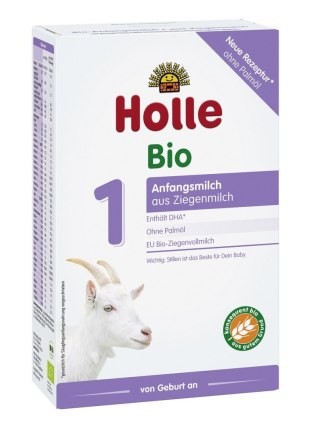 MLEKO KOZIE 1 POCZĄTKOWE DLA NIEMOWLĄT DEMETER BIO 400 g - HOLLE