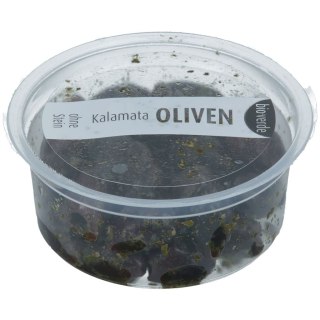 OLIWKI CZARNE KALAMATA BEZ PESTEK Z ZIOŁAMI BIO 80 g - BIO-VERDE
