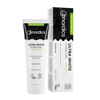 PASTA DO ZĘBÓW ULTRA WHITE JUNGLE FRUIT BEZ FLUORU ECO 75 ml - NORDICS