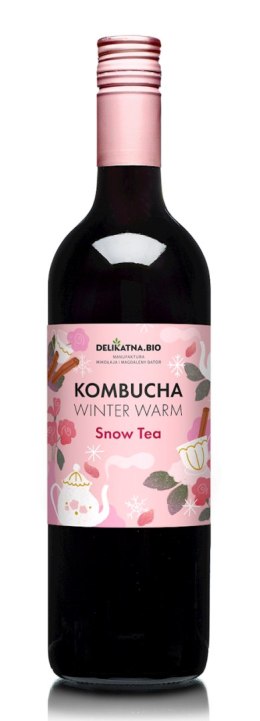 KOMBUCHA WINTER WARM SNOW TEA 700 ml - DELIKATNA (ZAKWASOWNIA)