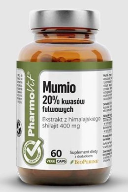 MUMIO EKSTRAKT (400 mg) 60 KAPSUŁEK - PHARMOVIT (CLEAN LABEL)