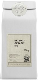 RYŻ BIAŁY OKRĄGŁY BIO 500 g - THE PLANET