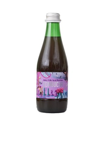 KOMBUCHA O SMAKU JAGÓD ACAI (JUICY LIFE ACAI BERRIES) BIO 330 ml - KOMBUCHA BY LAURENT (PRODUKT SEZONOWY)