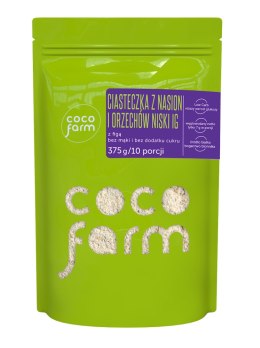 MIESZANKA NA CIASTECZKA Z NASION I ORZECHÓW BEZ DODATKU CUKRÓW 375 g - COCO FARM