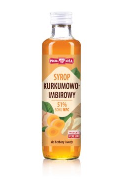 SYROP KURKUMOWO - IMBIROWY 250 ml - POLSKA RÓŻA