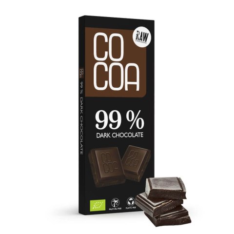 CZEKOLADA GORZKA 99 % BIO 40 g - COCOA