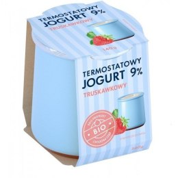 JOGURT TERMOSTATOWY TRUSKAWKOWY 9 % BIO 140 g - YÖMLEKO