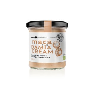 KREM Z ORZECHÓW MACADAMIA PRAŻONYCH 100 % BIO 300 g - DIET-FOOD
