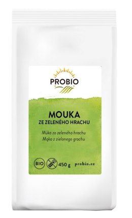 MĄKA Z ZIELONEGO GROSZKU BEZGLUTENOWA BIO 450 g - PROBIO