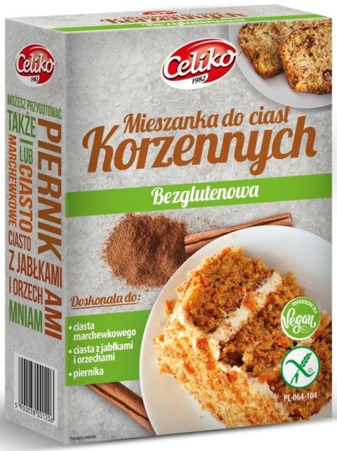 MIESZANKA DO WYPIEKU CIASTA KORZENNEGO BEZGLUTENOWA 300 g - CELIKO (PRODUKT SEZONOWY)