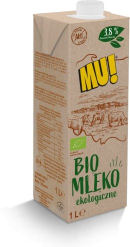 MLEKO MU! UHT (3,8 % TŁUSZCZU) BIO 1 L - WART-MILK