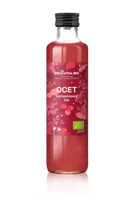 OCET ŻURAWINOWY BIO 250 ml - DELIKATNA