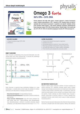 OMEGA 3 FORTE 60 KAPSUŁEK - PHYSALIS