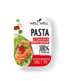 PASTA ZE SŁONECZNIKIEM I POMIDORAMI 125 g - WELL WELL