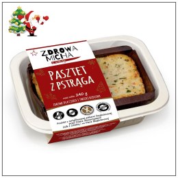 PASZTET Z PIECZONEGO PSTRĄGA BEZGLUTENOWY 250 g - ZDROWA MICHA (NA ZAMÓWIENIE - PRODUKT SEZONOWY)