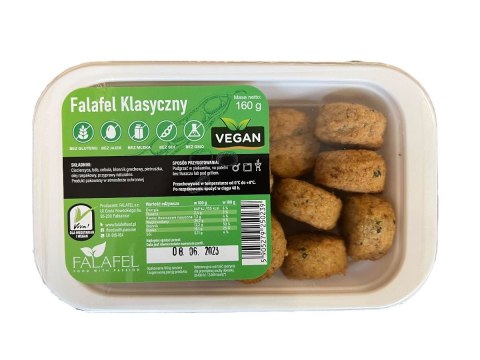 Przecena FALAFEL KLASYCZNY BEZGLUTENOWY 160 g - FALAFEL