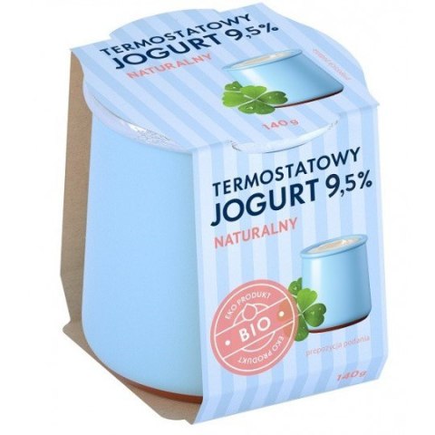 Przecena JOGURT TERMOSTATOWY NATURALNY 9,5 % BIO 140 g - YÖMLEKO