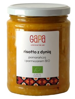 RISOTTO Z DYNIĄ, POMARAŃCZĄ I PARMEZANEM BIO 450 g - GAPA