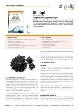 SHILAJIT 30 TABLETEK - PHYSALIS