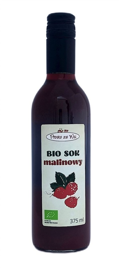 SOK MALINOWY NFC BIO 375 ml - PROSTO ZE WSI