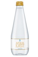 WODA ŹRÓDLANA GAZOWANA NISKOSODOWA 330 ml (SZKŁO) - AQUA EAST