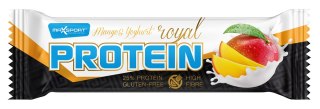 BATON PROTEINOWY Z MANGO W POLEWIE JOGURTOWEJ BEZGLUTENOWY 60 g - MAXSPORT
