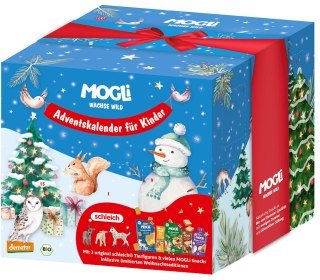 KALENDARZ ADWENTOWY PRZEKĄSKI DLA DZIECI BIO 1,5 kg - MOGLI (PRODUKT SEZONOWY)