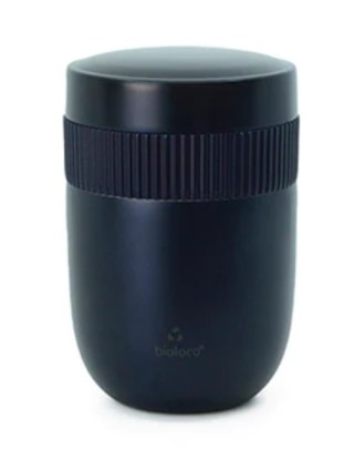 LUNCHPOT TERMICZNY DWUCZĘŚCIOWY GRANATOWY 420 ml + 200 ml - CHIC-MIC