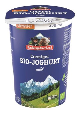 Przecena JOGURT NATURALNY 1,7 % DEMETER BIO 500 g - BERCHTESGADENER LAND