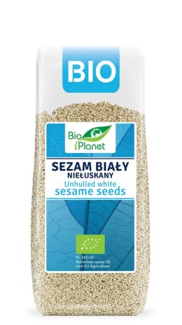 SEZAM BIAŁY NIEŁUSKANY BIO 200 g - BIO PLANET