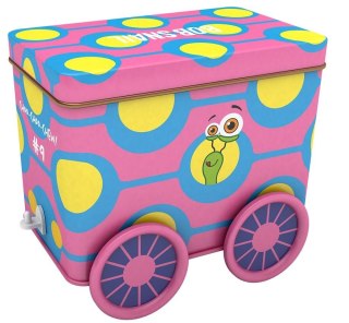 WAGON: PRZEKĄSKI I GALARETKI OWOCOWE Z ZABAWKĄ I NAKLEJKĄ BEZ DODATKU CUKRÓW BEZGLUTENOWE 107 g - BOB SNAIL (PRODUKT SEZONOWY)