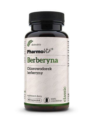 BERBERYNA (388 mg) BEZGLUTENOWA 60 KAPSUŁEK - PHARMOVIT (CLASSIC)