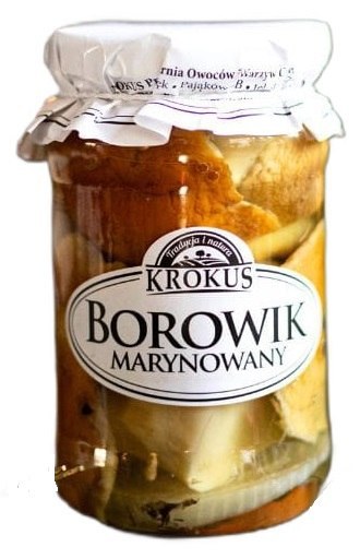 BOROWIK MARYNOWANY BEZGLUTENOWY 360 g (190 g) - KROKUS BOROWIK MARYNOWANY BEZGLUTENOWY 360 g (190 g) - KROKUS