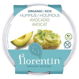 HUMMUS Z AWOKADO BEZGLUTENOWY BIO 170 g - FLORENTIN