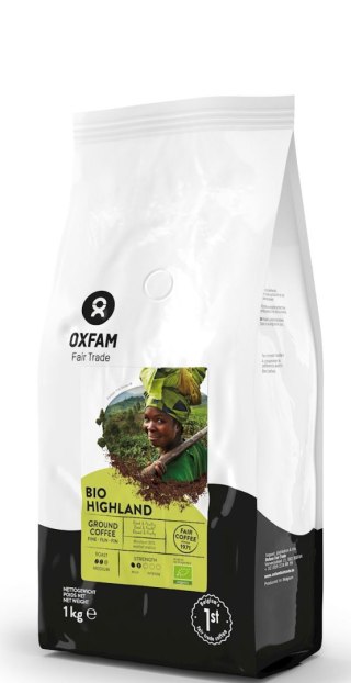 KAWA MIELONA ARABICA/ROBUSTA WYSOKOGÓRSKA FAIR TRADE BIO 1 kg - OXFAM